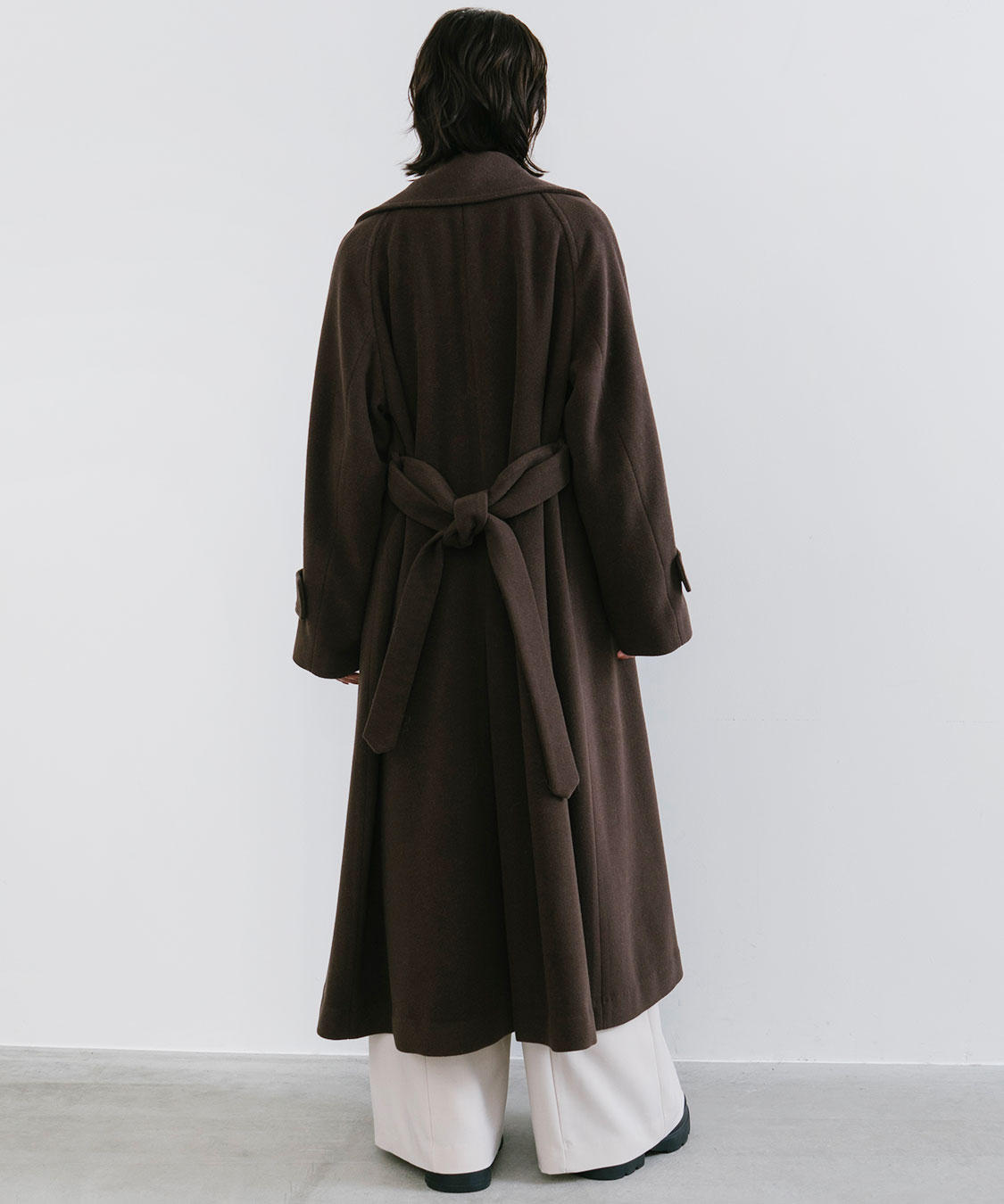 ビッグカラーロングトレンチコート｜PETAL ONLINE（ペタルオンライン）