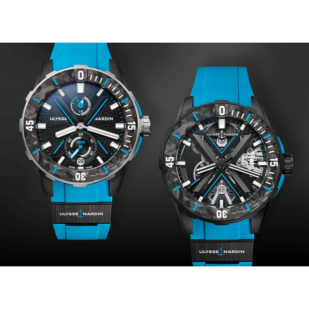 3723-170-2B/3A ダイバーX スケルトン アズール 44mm｜ユリス