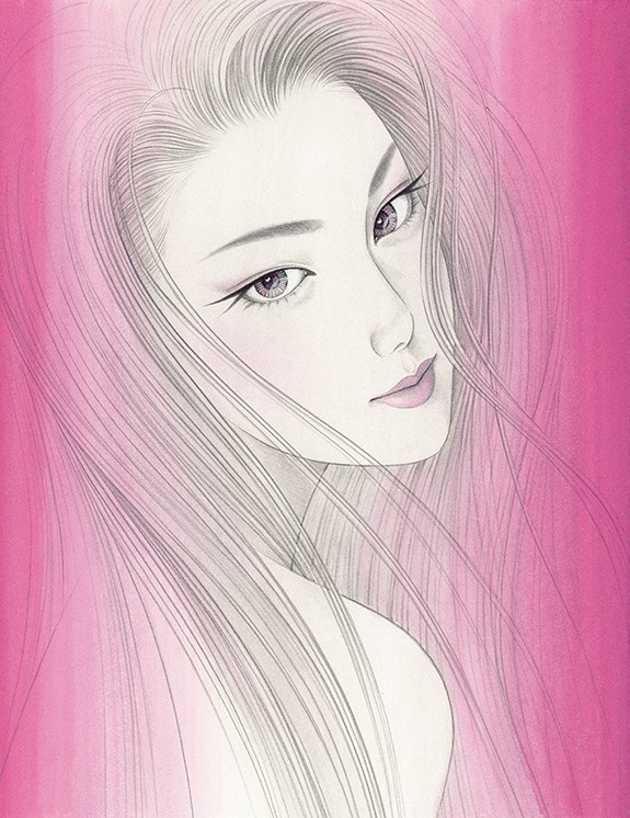 Enigmatic gaze | 鶴田一郎アートストア ICHIRO TSURUTA official art