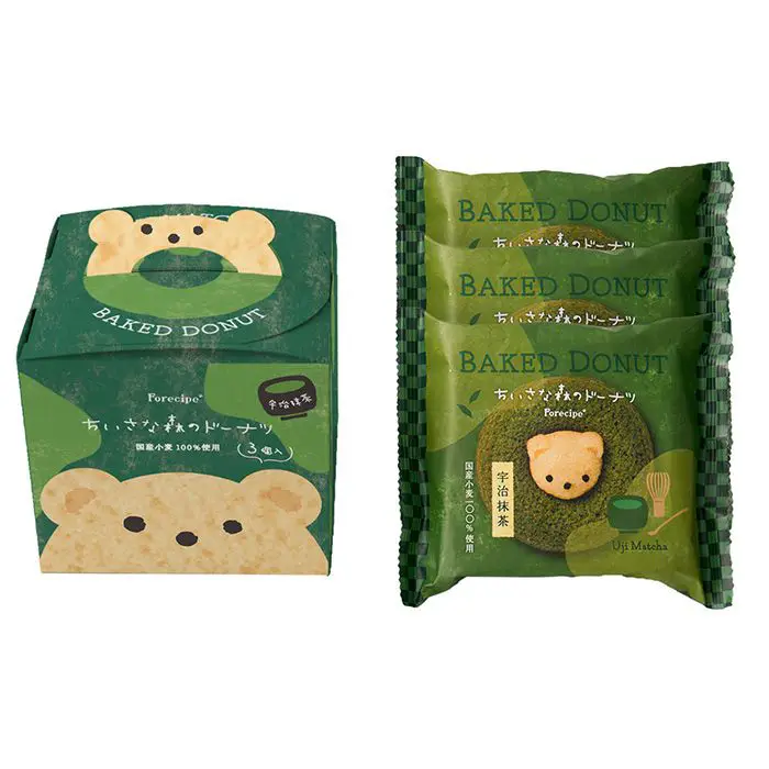 ちいさな森のドーナツ くま宇治抹茶 3個 | お菓子・スイーツの卸