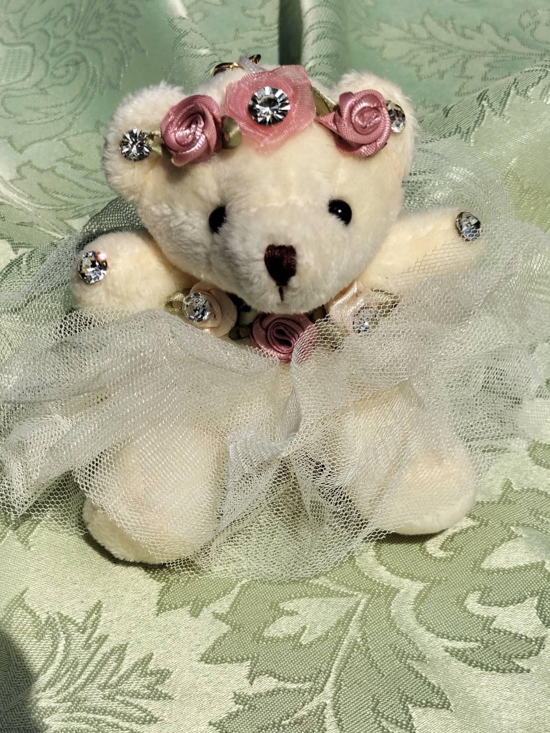 ドレスくまチャーム キーリング キーホルダー お土産 プレゼント