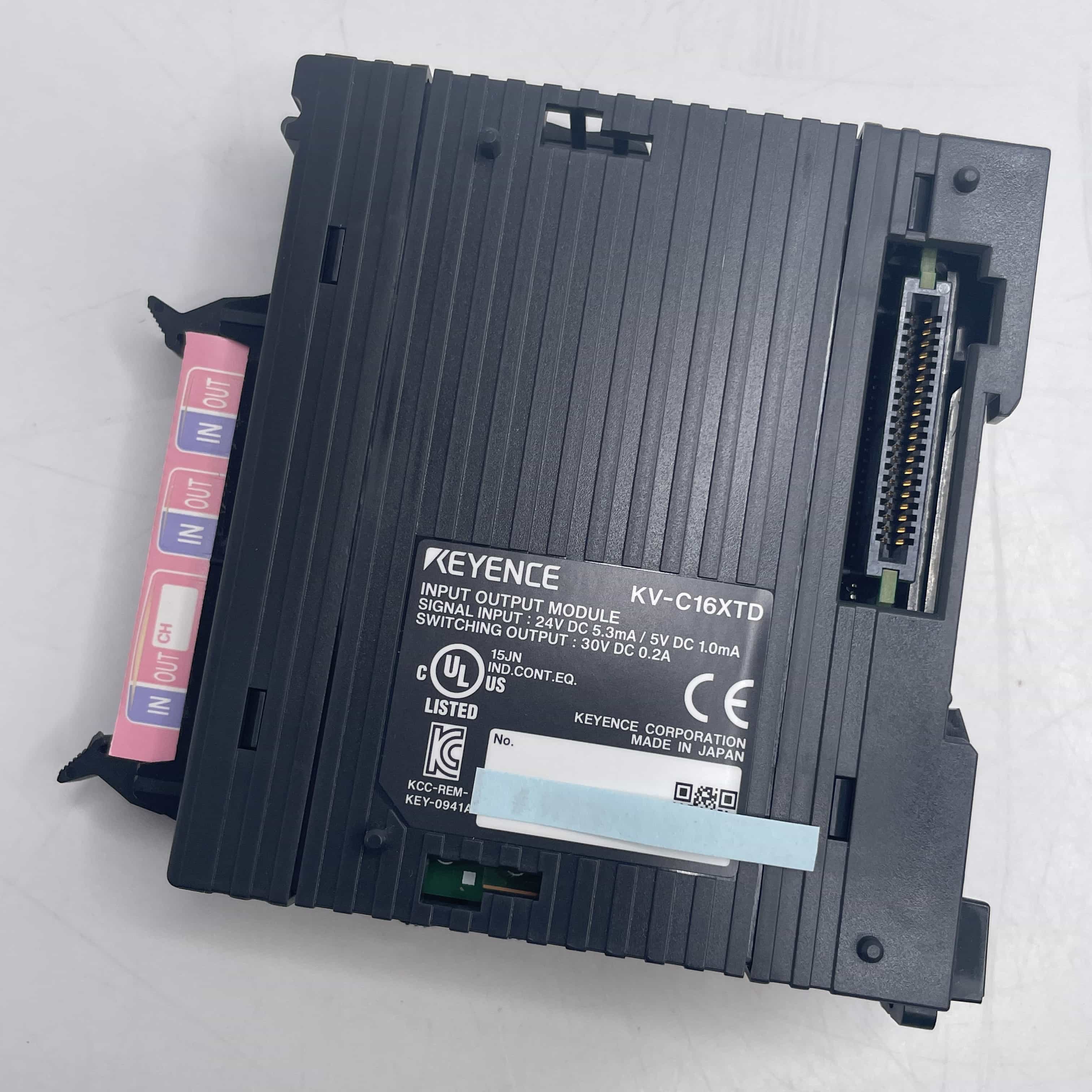 KV-C16XTD 説明書無/箱無 トランジスタ入力出力ユニット キーエンス