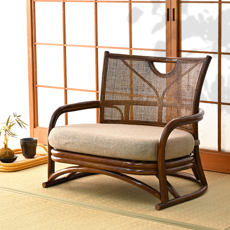 C058HR ラタン あぐら座椅子 | 【SR-net】Sunflower Rattanの卸販売サイト