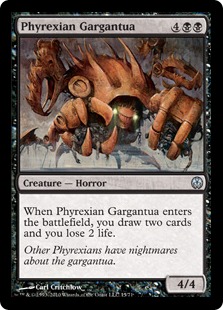 ファイレクシアのガルガンチュア/Phyrexian Gargantua》[PvC] 黒U