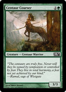 ケンタウルスの狩猟者/Centaur Courser》[M20] 緑C | 日本最大級 MTG