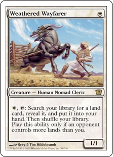 雨ざらしの旅人/Weathered Wayfarer》[9ED] 白R | 日本最大級 MTG通販