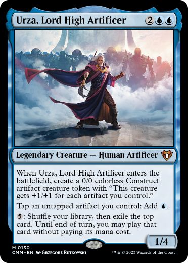 Foil】(075)《最高工匠卿、ウルザ/Urza, Lord High Artificer》[MH1