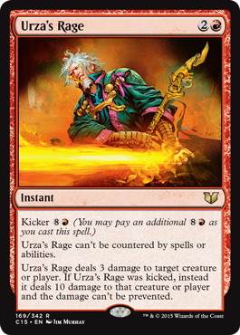 ウルザの激怒/Urza's Rage》[C15] 赤R | 日本最大級 MTG通販サイト