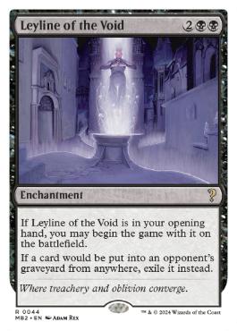 044)《虚空の力線/Leyline of the Void》[MB2] 黒R | 日本最大級 MTG