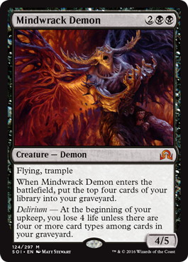 精神壊しの悪魔/Mindwrack Demon》[SOI] 黒R | 日本最大級 MTG通販