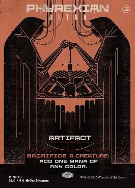 ハロー・Foil】(043)□ボーダーレス□《ファイレクシアの供犠台