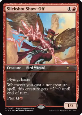 Foil】(043)□フルアート□《精鋭射手団の目立ちたがり/Slickshot Show