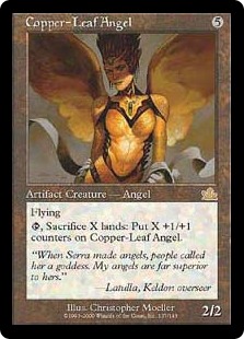 銅箔の天使/Copper-Leaf Angel》[PCY] 茶R | 日本最大級 MTG通販サイト