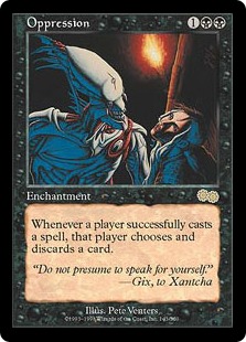 抑圧/Oppression》[7ED] 黒R | 日本最大級 MTG通販サイト「晴れる屋」