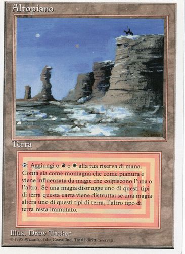 買取：《Plateau》[3ED] 土地R | 日本最大級 MTG通販サイト「晴れる屋」