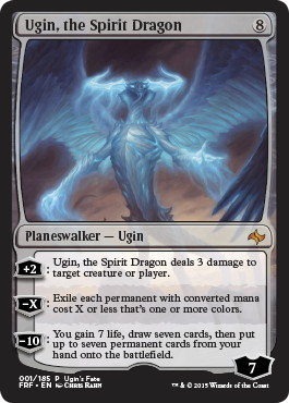 Foil】《精霊龍、ウギン/Ugin, the Spirit Dragon》[FRF] 無R | 日本