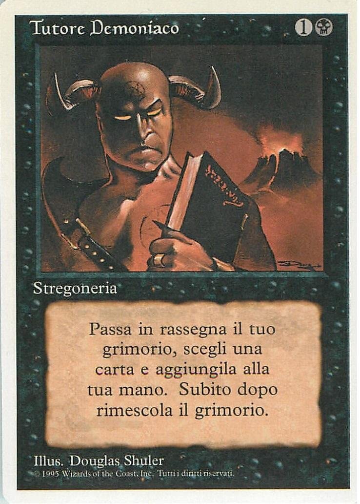 悪魔の教示者/Demonic Tutor》[UMA] 黒R | 日本最大級 MTG通販サイト