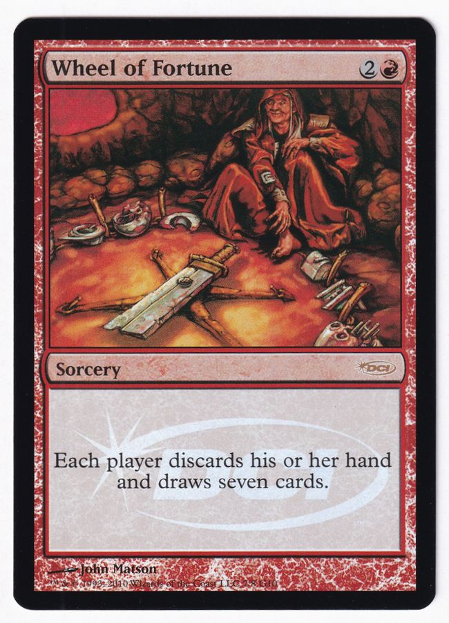 Foil】《Wheel of Fortune》(ジャッジ褒賞)[DCIマーク] 赤 | 日本最大