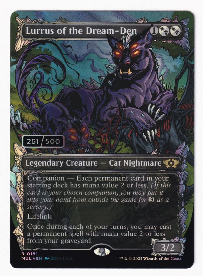 ダブルレインボウ・Foil】(181)《夢の巣のルールス/Lurrus of the