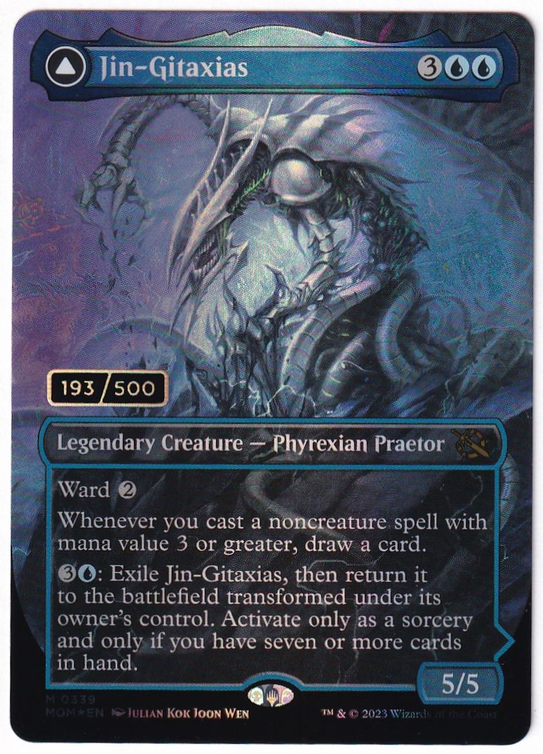 339)【ダブルレインボウ・Foil】《ジン＝ギタクシアス/Jin-Gitaxias