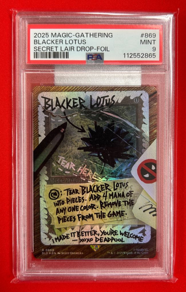 Foil】(869)□ボーダーレス□《Blacker Lotus》[SLD] 茶 | 日本最大級