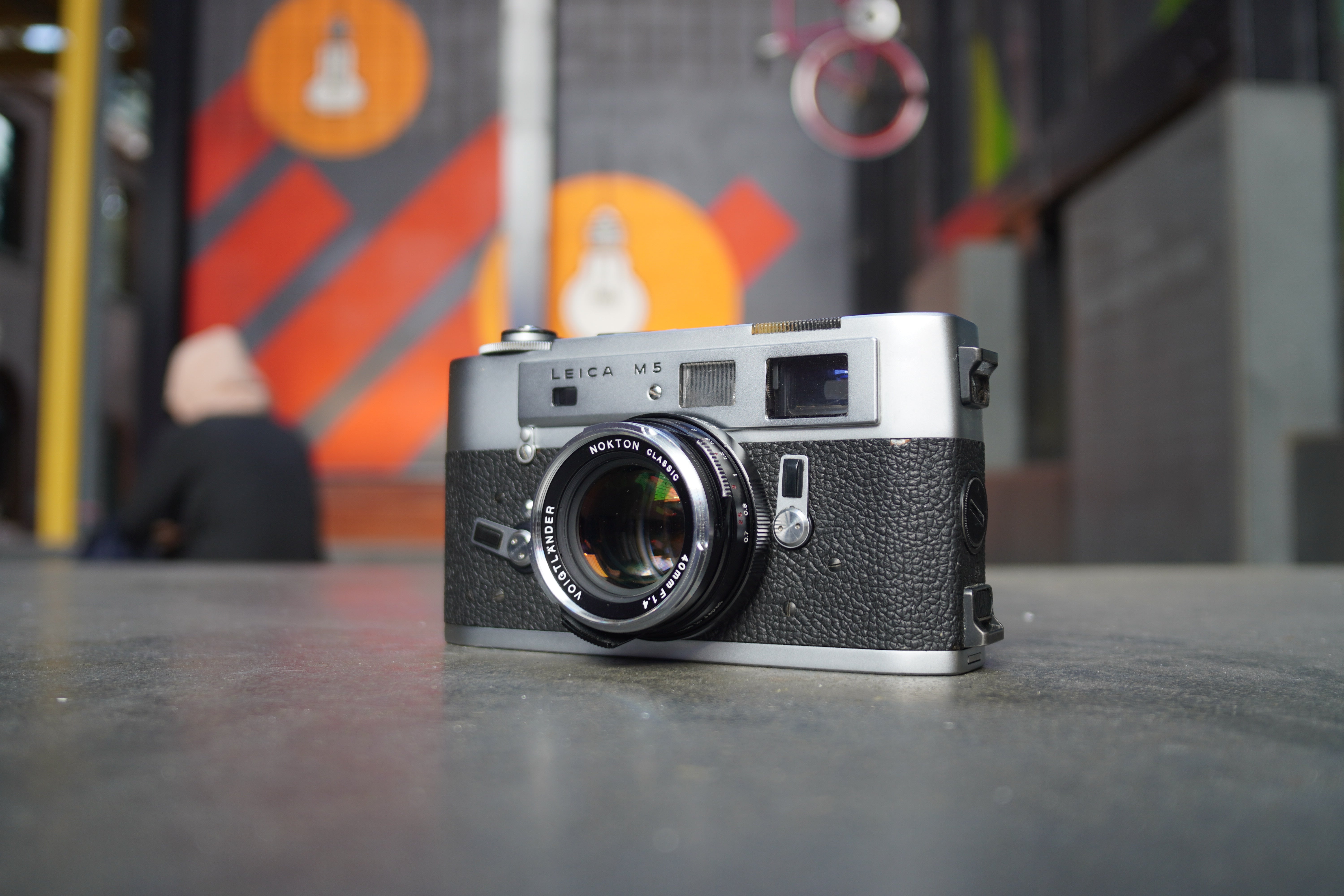 Leica M5 Rangefinder Camera + Voigtlander Nokton Classic 40mm F1.4