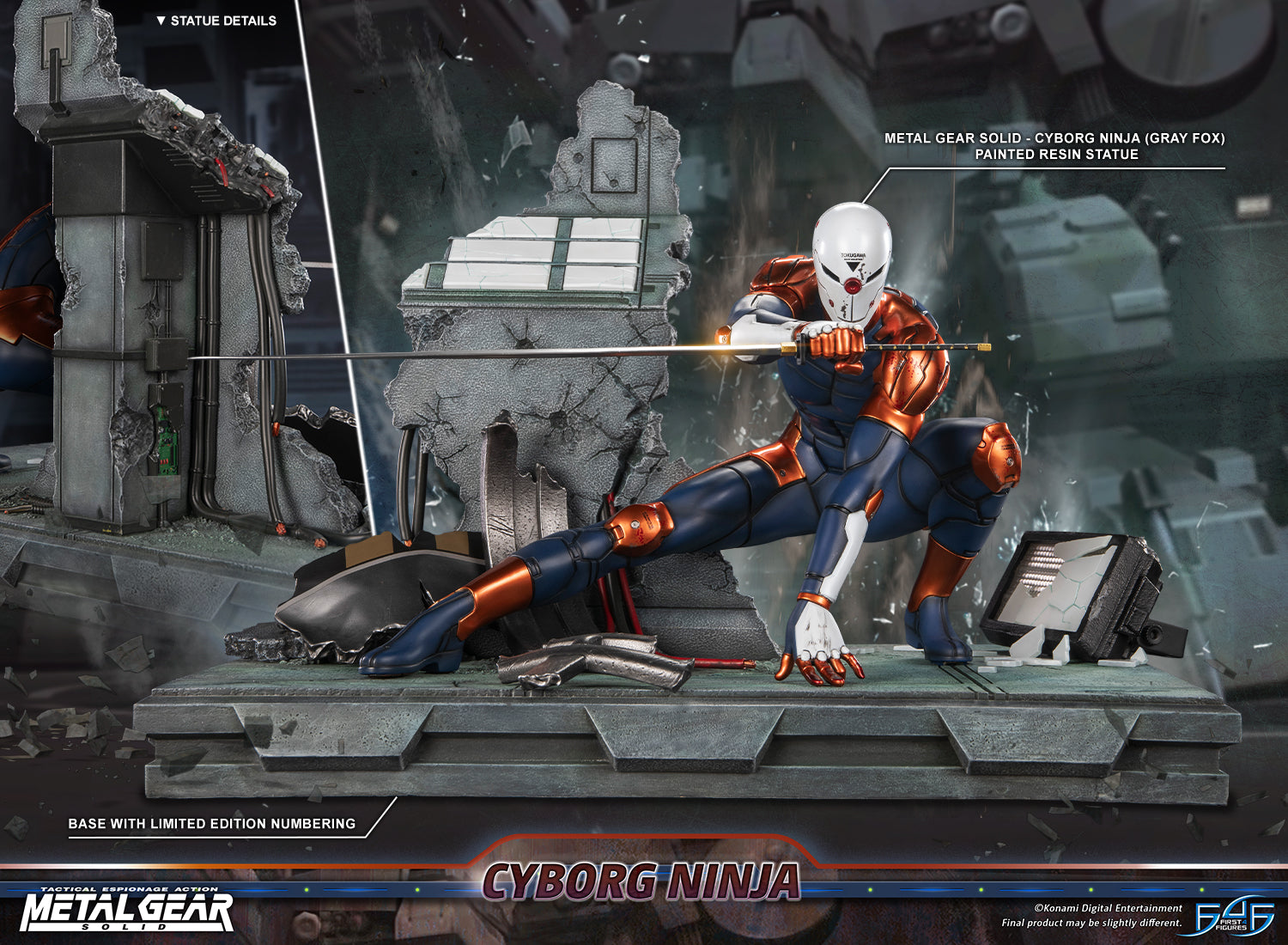 Metal Gear Solid - Cyborg Ninja (Gray Fox) – First 4 Figures