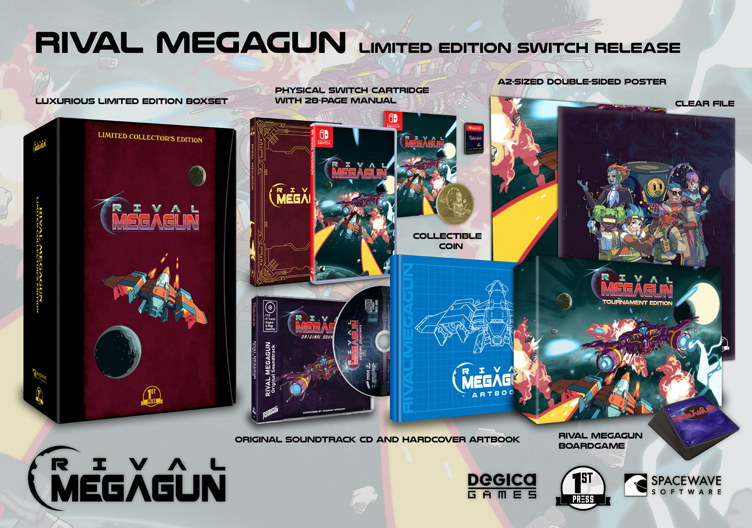 Rival Megagun Nintendo Switch Collector's Edition – First Press Games