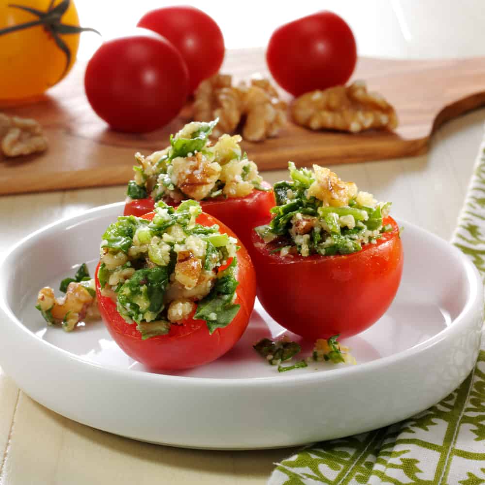Walnut-Stuffed Cherry Tomatoes – Fisher Nuts