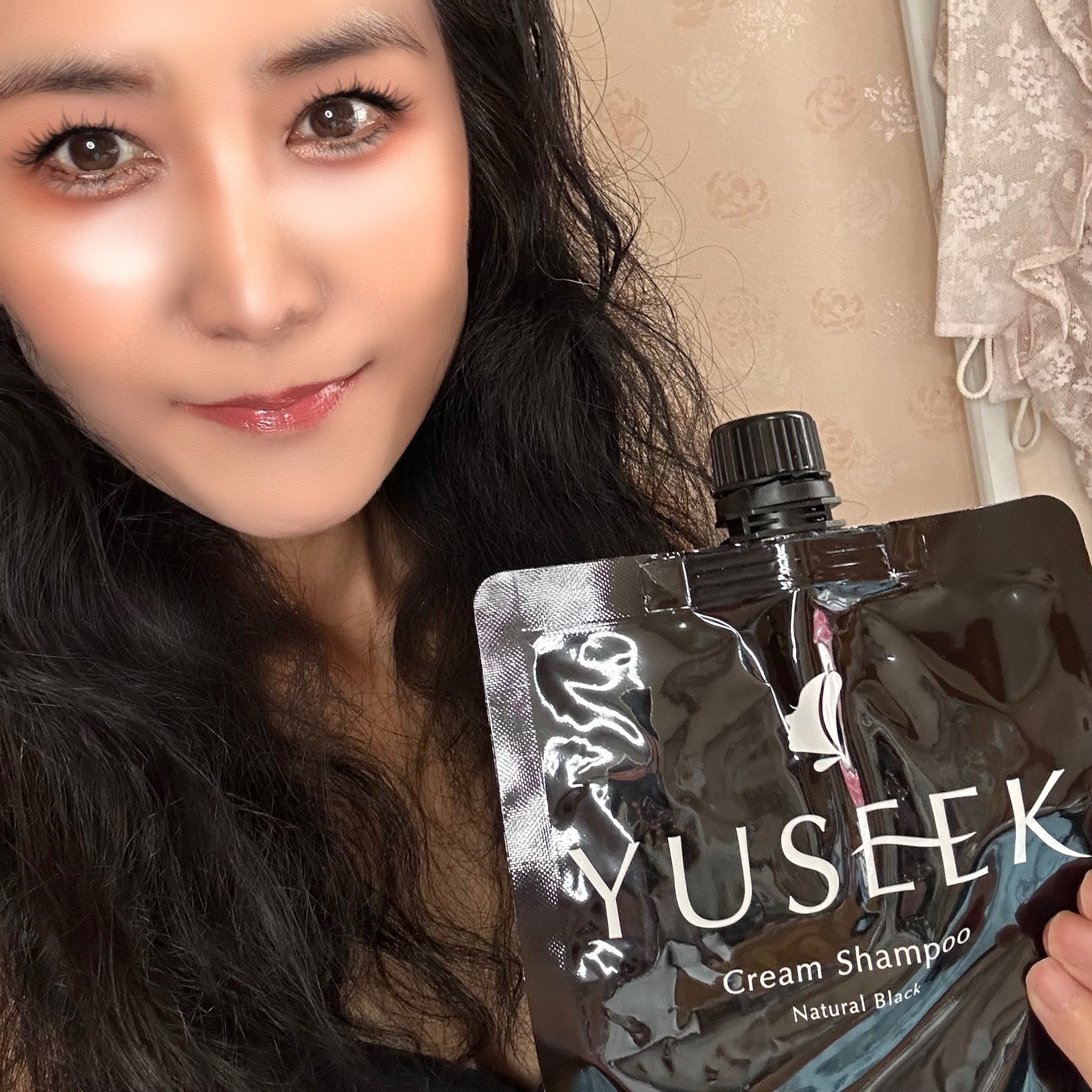 YUSEEK Cream Shampoo ナチュラルブラック 楽天市場】白髪染め YUSEEK