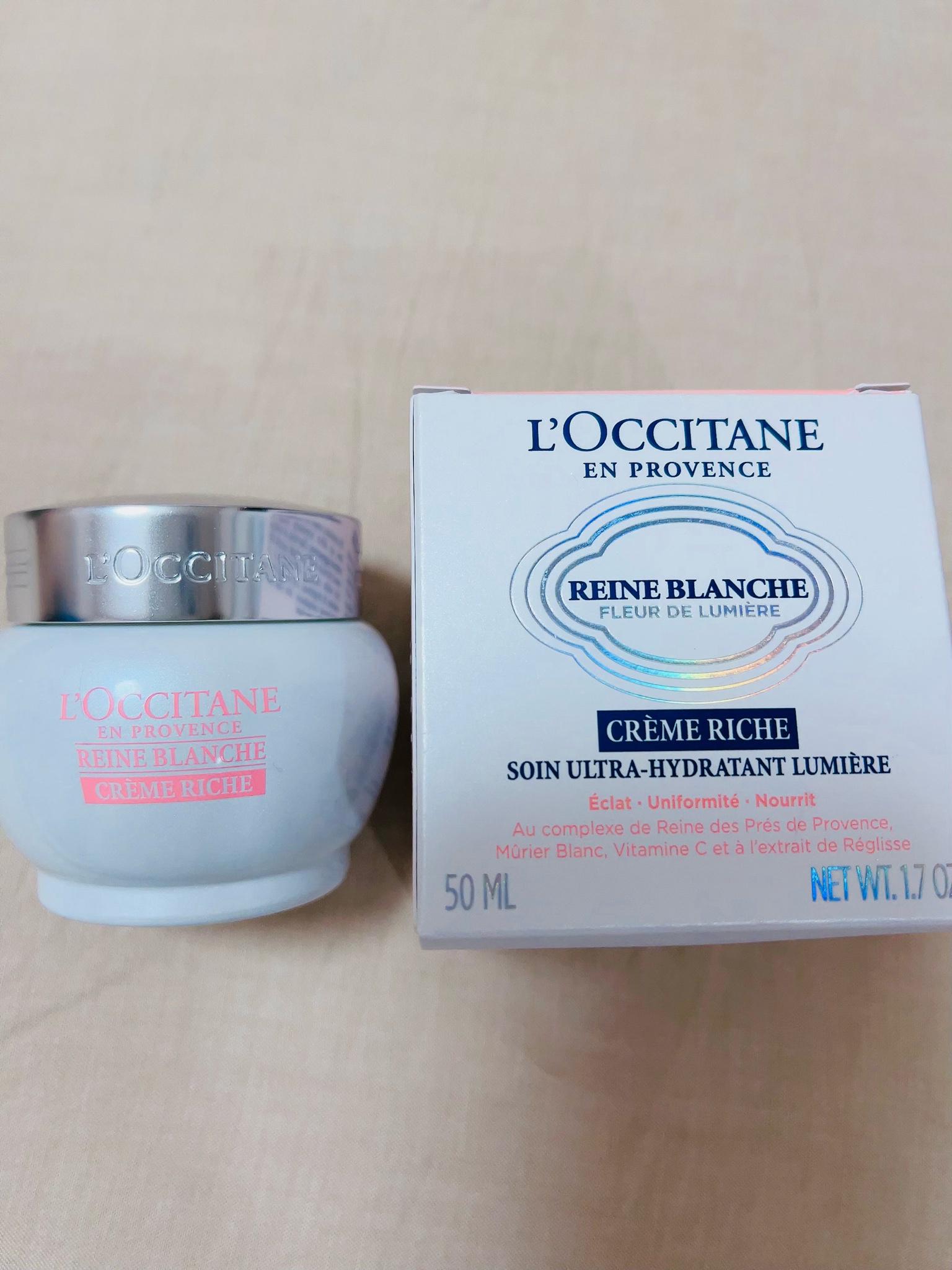 ロクシタン / レーヌブランシュ ブライトモイスチャーリッチクリームの