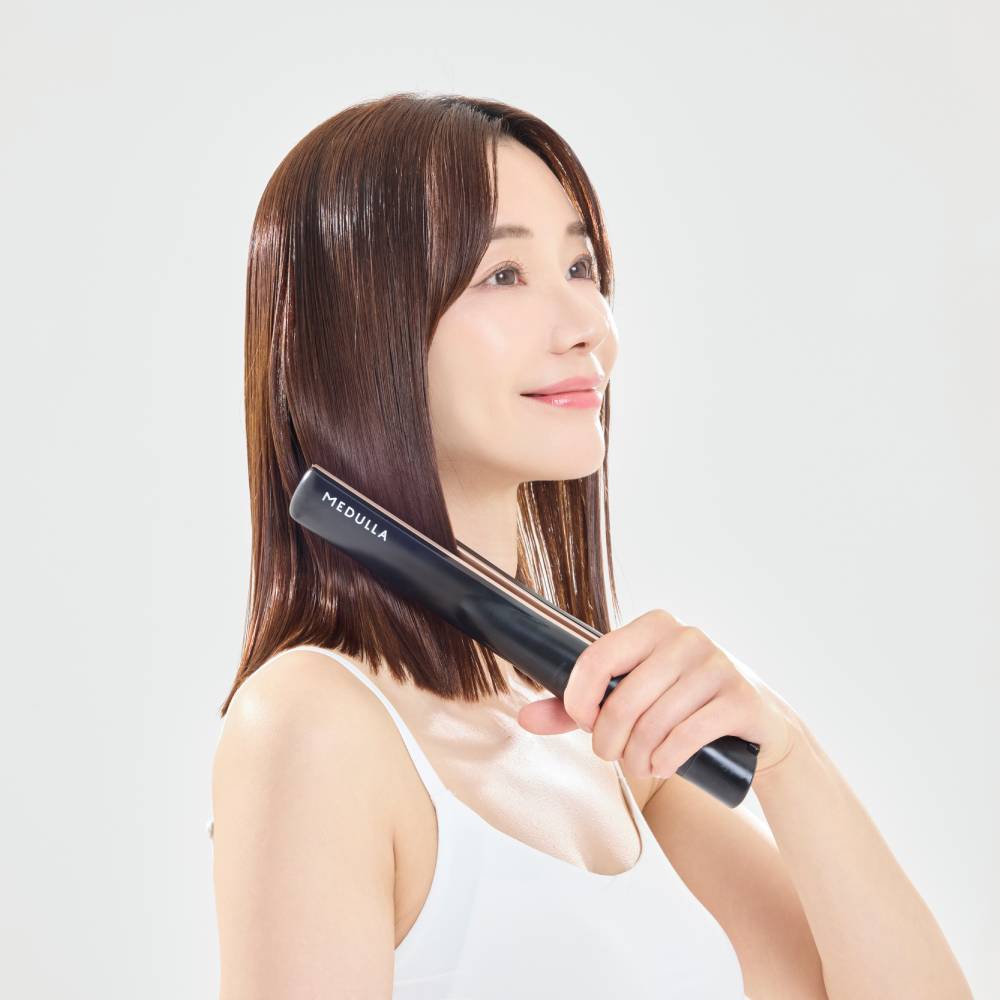 メデュラの超音波アイロン ソニックシャインプロ で実現！週1回10分で