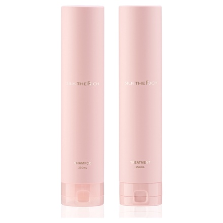 SILK THE RICH シャンプー トリートメント オイル ピンク Amazon.co.jp