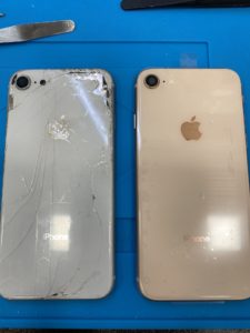 iPhone8の背面が割れたときはどうするのが正解？【千葉・八千代・佐倉