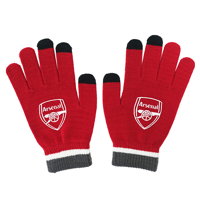 アーセナル オフィシャル スマホ対応 ニットグローブ(レッド)(ARS87742