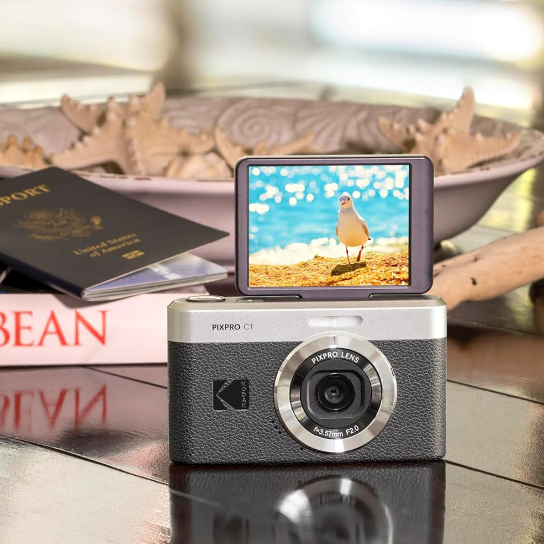 KODAK PIXPRO C1 Friendly Zoom 13MP 1080p Digital Camera (Black