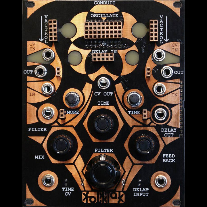 Folktek Conduit Delay Filter Oscillator Eurorack Synthesizer Module