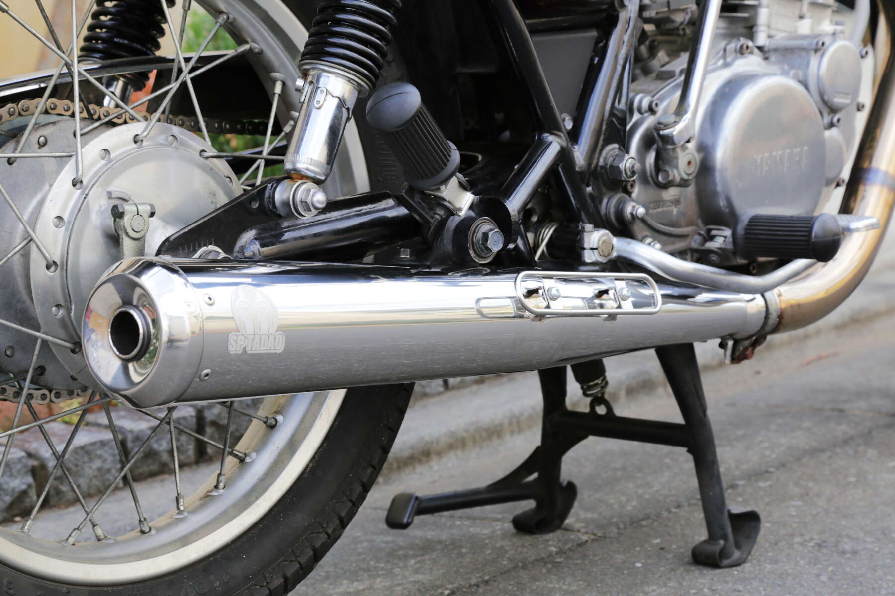 SP忠男からSR400（10～17年）用『POWER BOX サイレンサー』が発売され