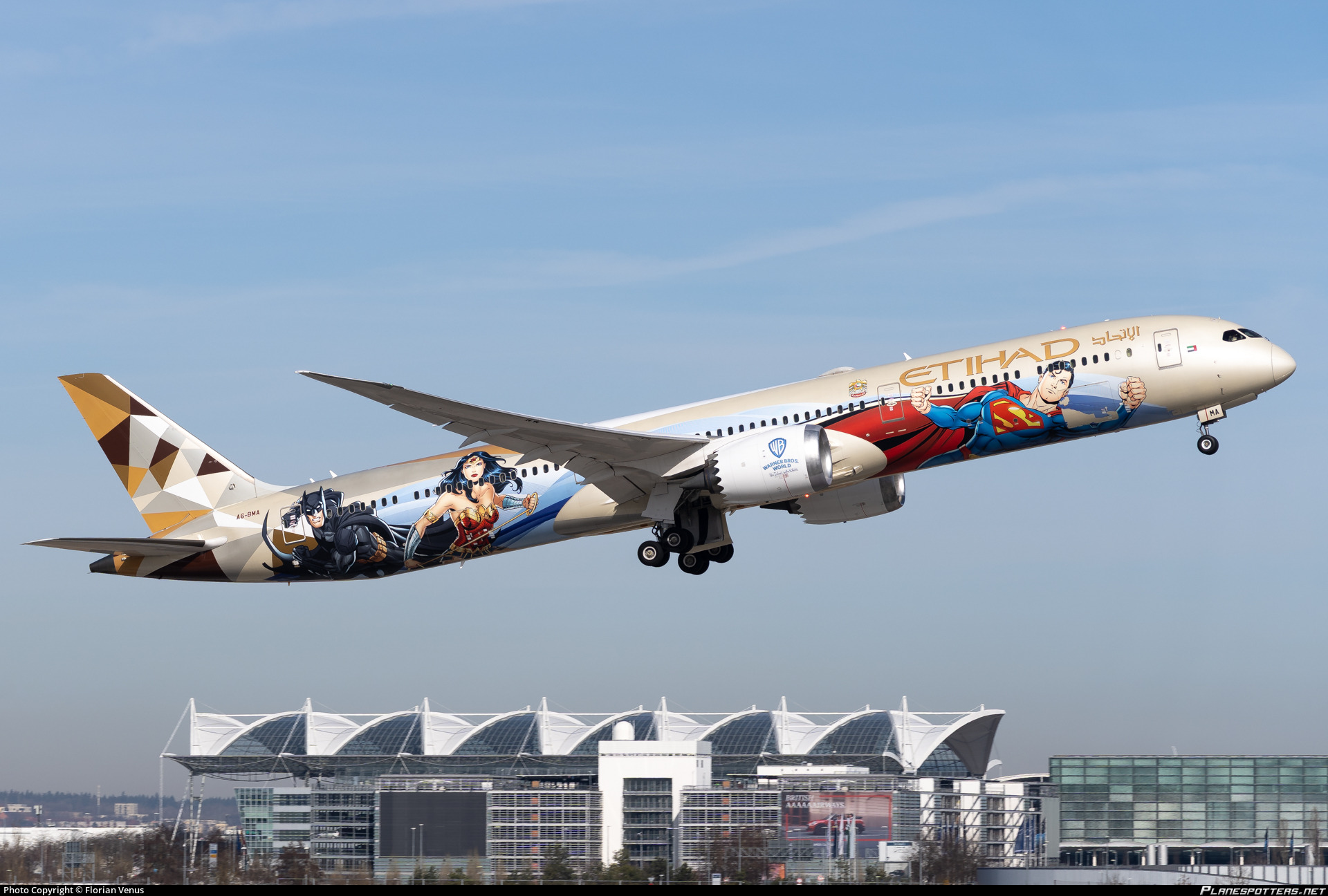 ETD / B78X - Etihad (Warner Bros. World Abu Dhabi livery) - Livery