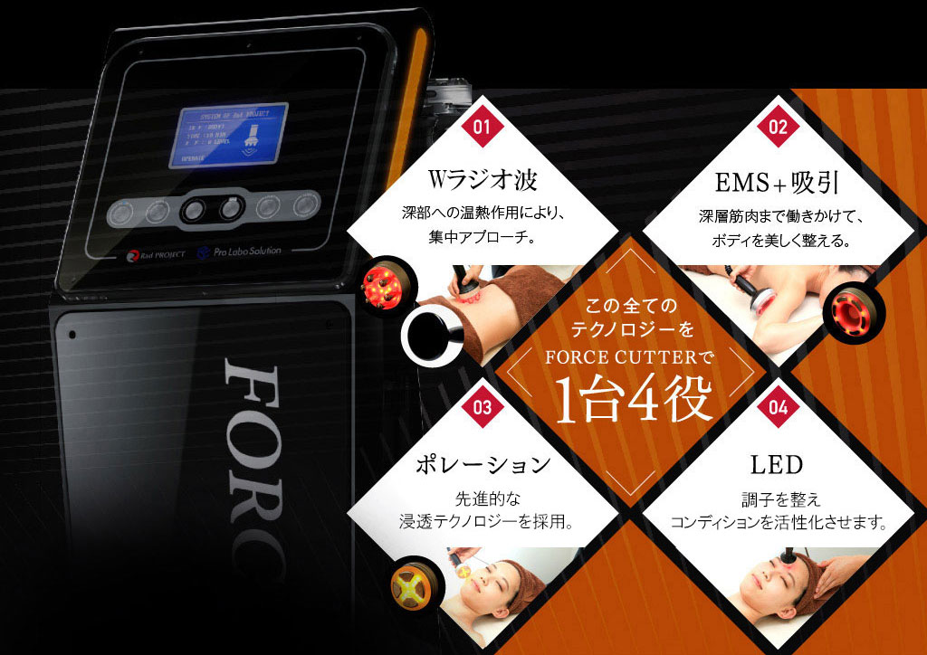 業務用キャビテーションの選び方 | 業務用エステ機器フォースカッター