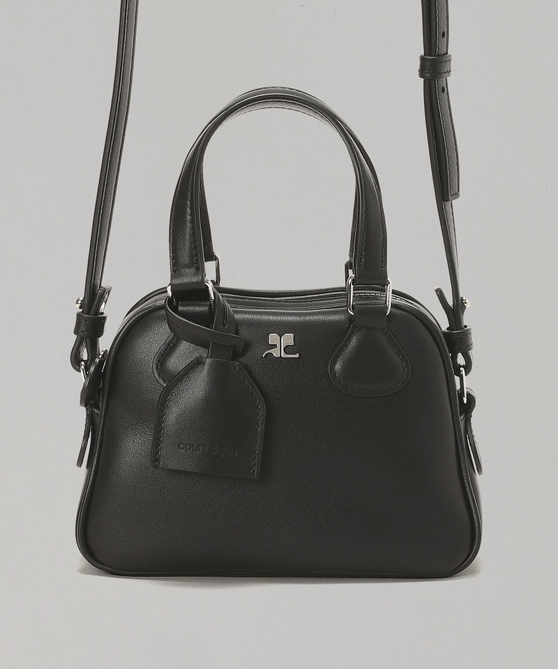 Ac Stud Leather Mini Bowling Bag ｜クレージュ(courrèges)｜Forget