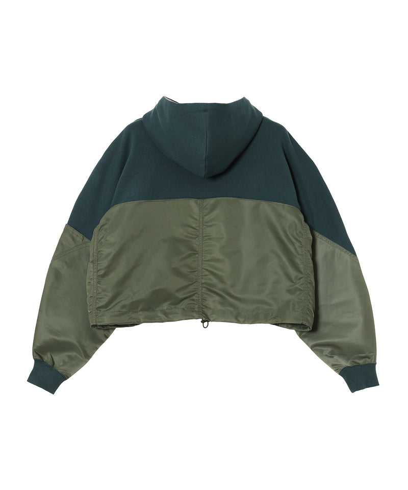 Cotton Nylon Hoodie｜トーガプルラ(TOGA PULLA)｜Forget-me-nots