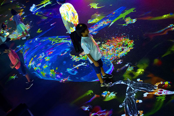 チームラボ『Future World AIZU』 参加型のデジタルアートなど4作品