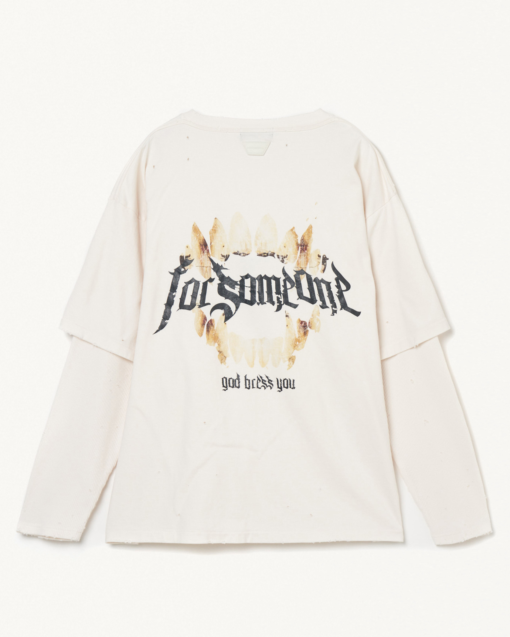 GOTHIC LAYERED LS TEE | FORSOMEONE(フォーサムワン)公式ONLINE STORE