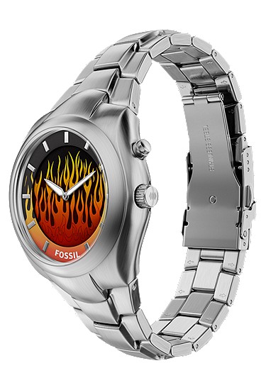 Uhr Y2K Big Tic aus Edelstahl - LE1230 - Fossil