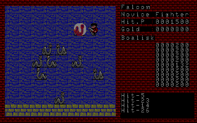 Oh!FM-7 : ザナドゥ（日本ファルコム／1986年）［ソフトウェア］