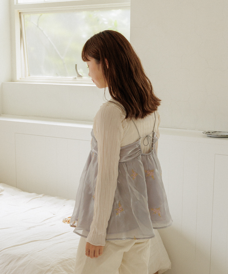 OUTLET】gloss blooming bustier～ｸﾞﾛｽﾌﾞﾙｰﾐﾝｸﾞﾋﾞｽﾁｪ | flower