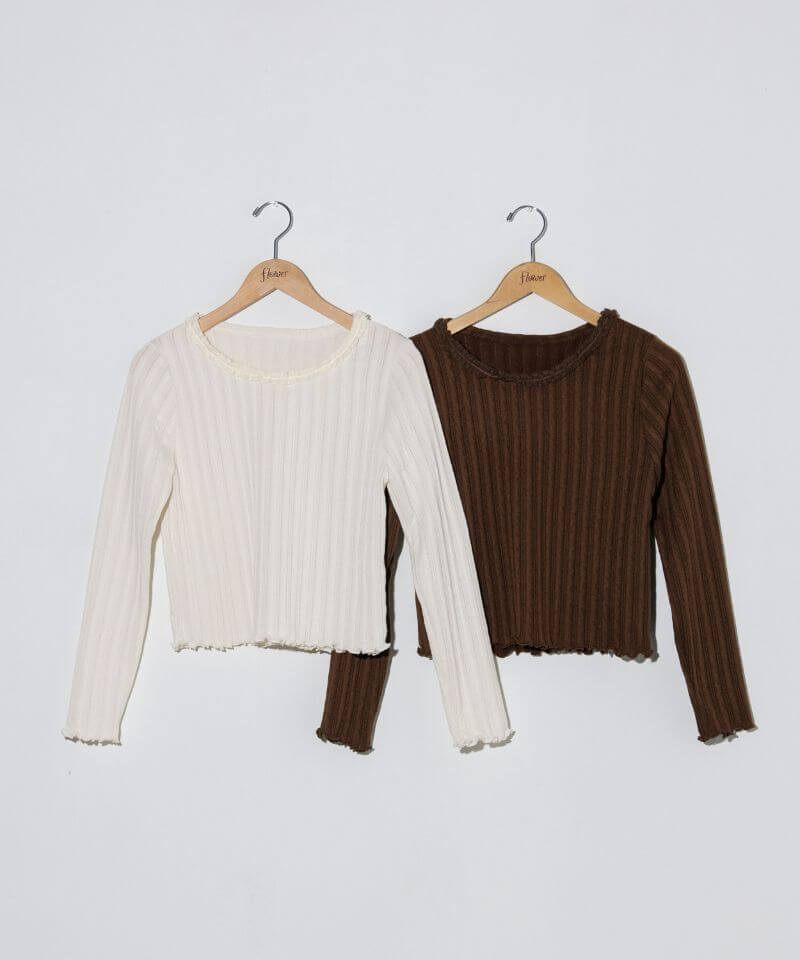 mou frill top～ﾑｰﾌﾘﾙﾄｯﾌﾟ | flower／フラワー公式通販