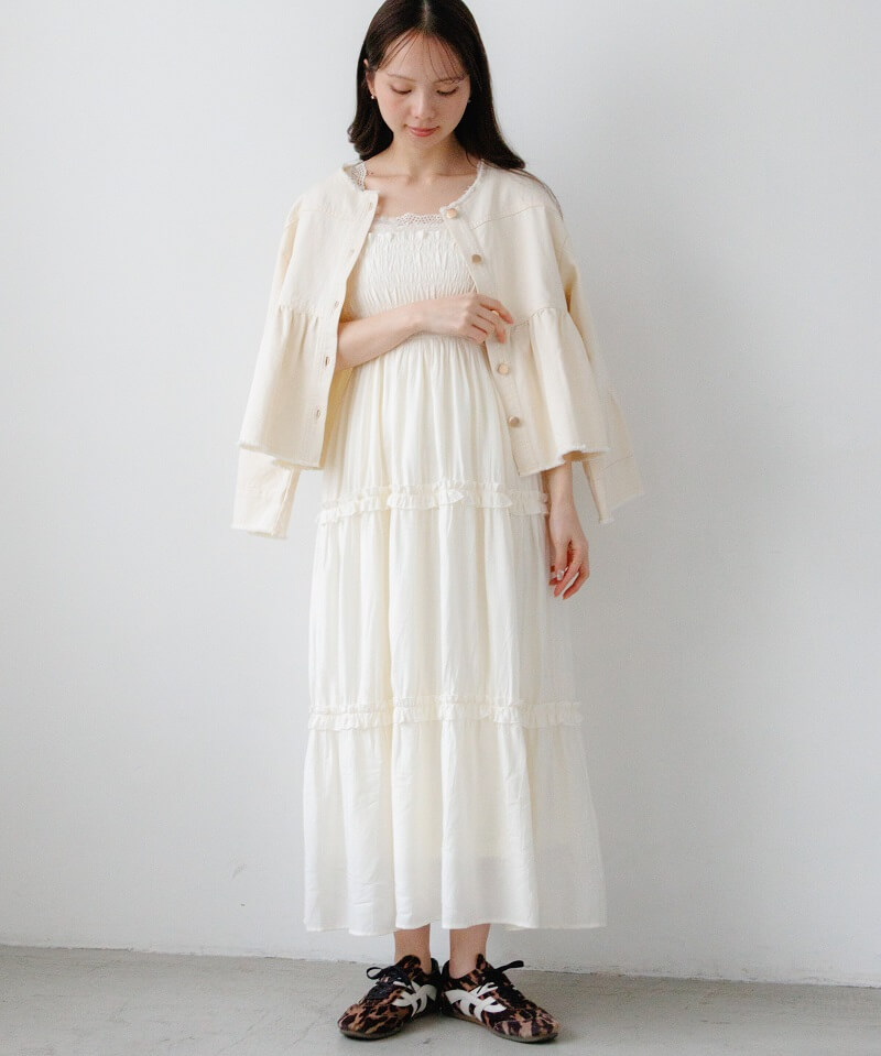 frill tiered onepiece～ﾌﾘﾙﾃｨｱｰﾄﾞﾜﾝﾋﾟｰｽ | flower／フラワー公式通販