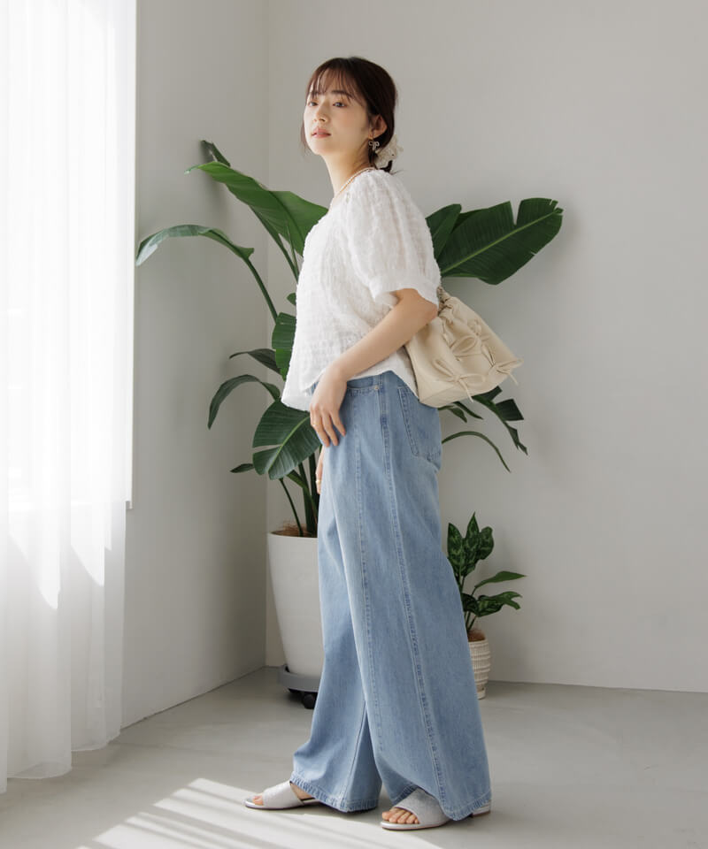 30%OFF】switching buggy pants～ｽｲｯﾁﾝｸﾞﾊﾞｷﾞｰﾊﾟﾝﾂ | flower／フラワー